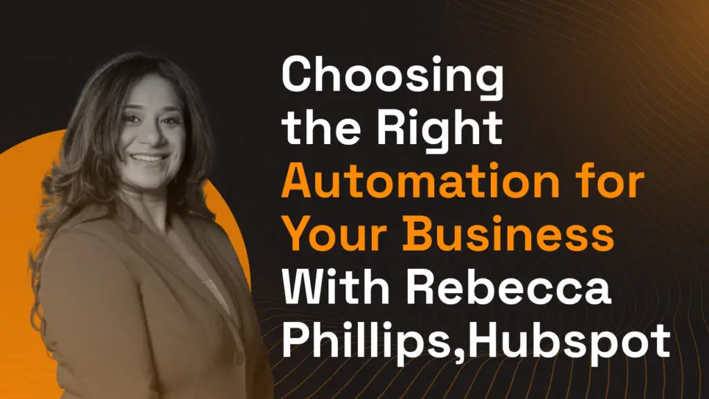 Rebecca Phillips and Arti Sharma at HubSpot, exploring effective automation solutions for businesses.