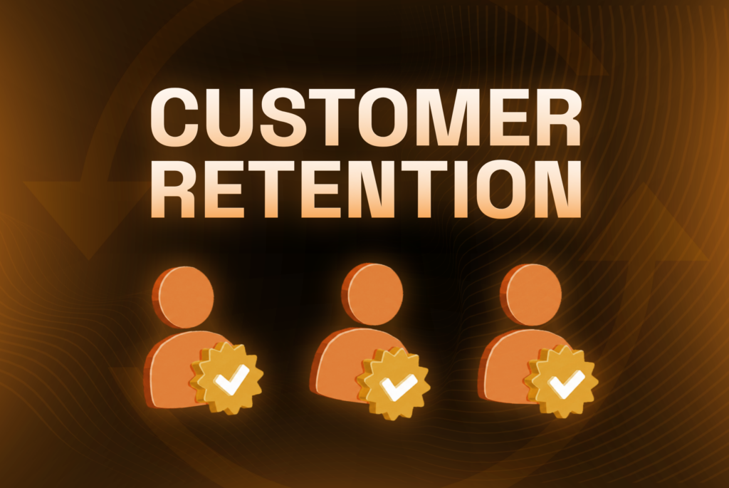 An image displaying text "Customer Retention".